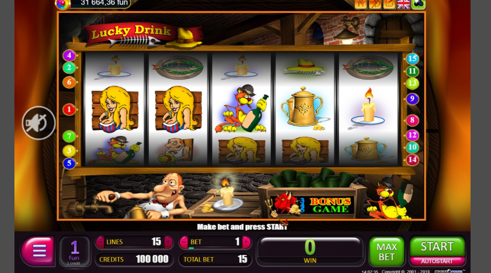 Lucky Drink: BELATRA GAMES-dan atmosfera emulyatori