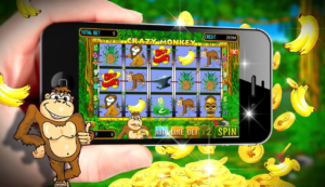 Igrosoft ұсынған Crazy Monkey ұясы: көңілді маймылдармен бірге банандарды жинаңыз!