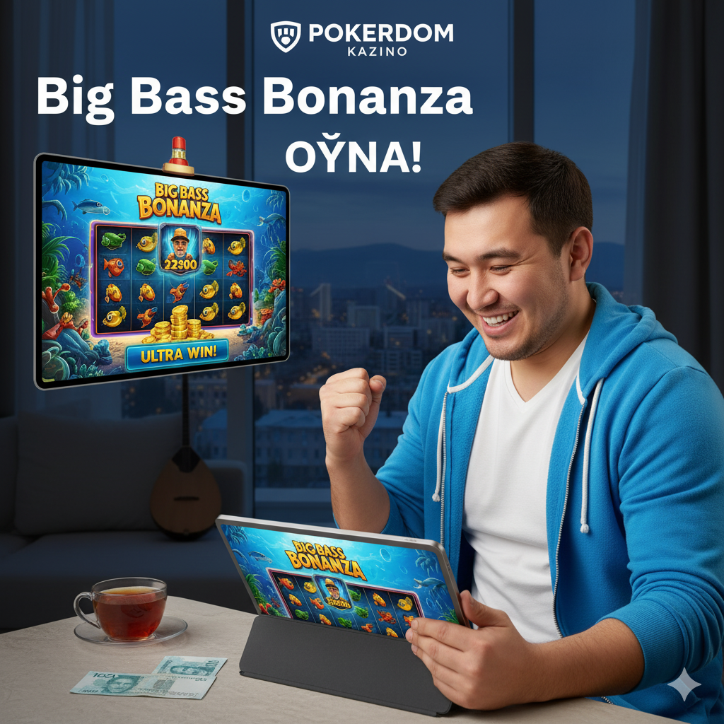 Pokerdom Казино Қазақстан Big Bass Bonanza ўйнанг