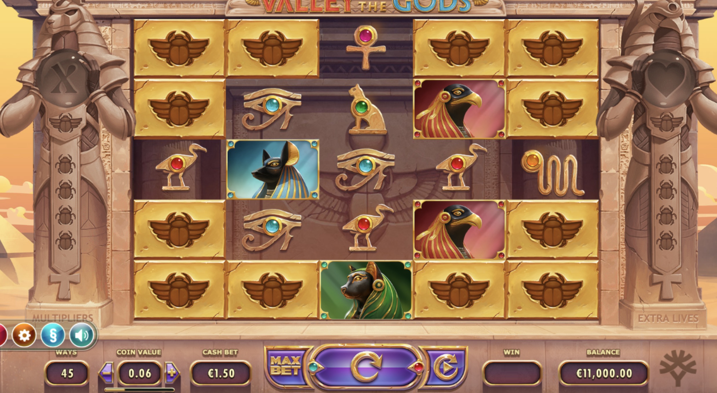Механика Re-Spins в Valley of the Gods Pokerdom